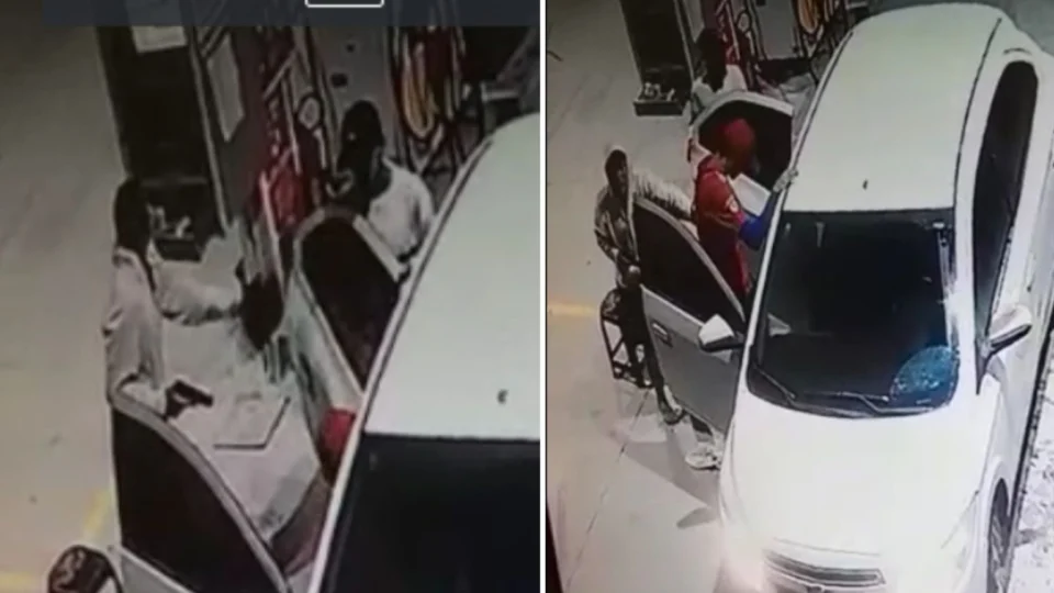 VÍDEO: grupo armado rende frentista e assalta posto de gasolina em Manaus