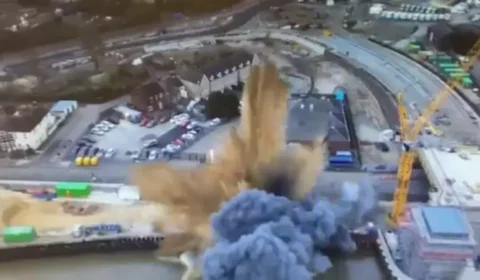 Bomba explode antes de ser desarmada