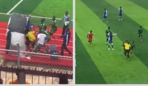 VÍDEO: time feminino do Congo se revolta e agride árbitro