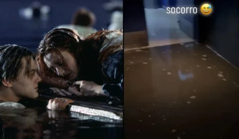 VÍDEO: cinema alaga durante filme Titanic: “Me senti um dos violinistas”