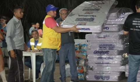 22 famílias no Monte das Oliveiras recebem assistência devido às fortes chuvas