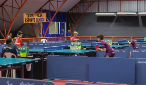 Vila Olímpica recebeu mais de 180 atletas em Campeonato Nacional de Tênis de Mesa