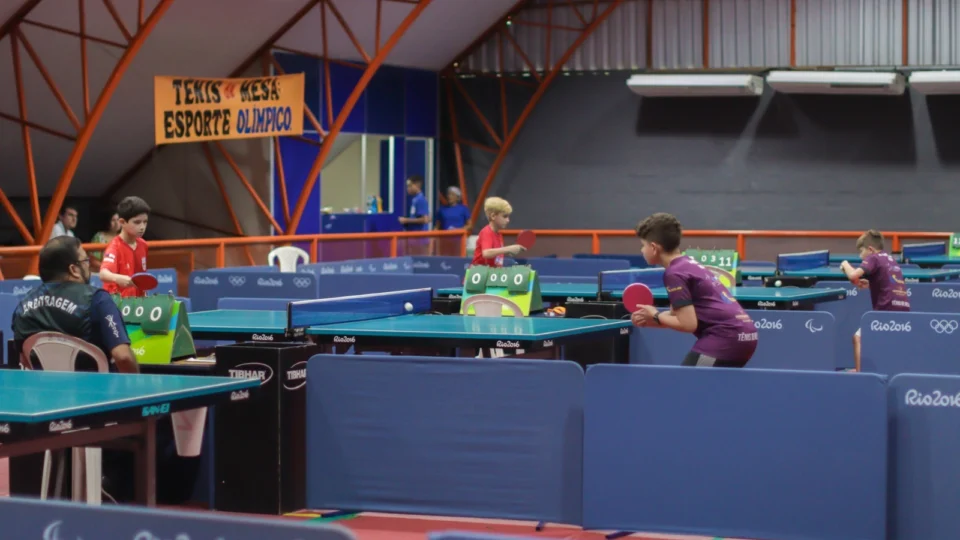 Vila Olímpica recebeu mais de 180 atletas em Campeonato Nacional de Tênis de Mesa