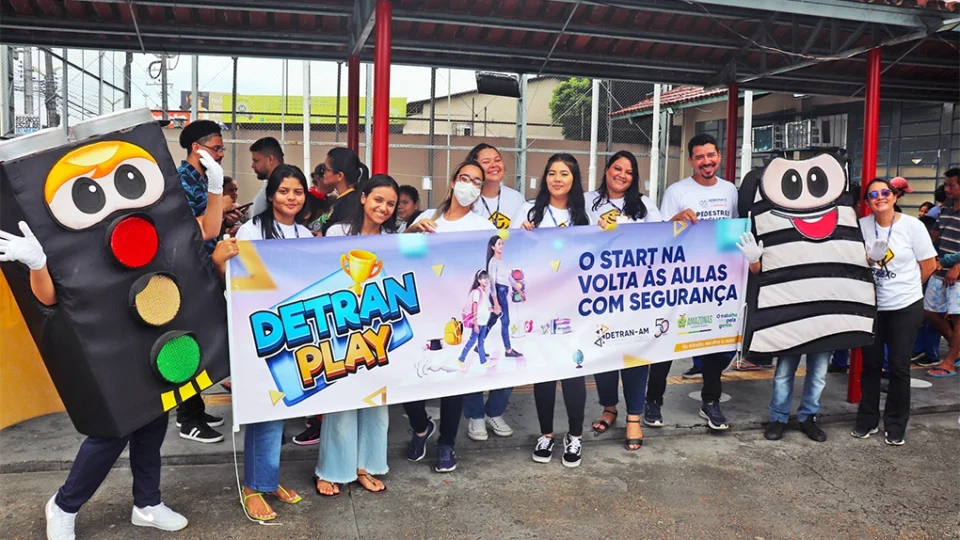 <em>Detran Amazonas inicia campanha de conscientização nas escolas direcionada para alunos, pais e responsáveis</em>