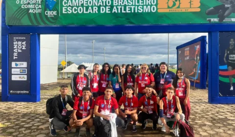 <em>Alunos da rede pública estadual participam do Campeonato Brasileiro Escolar de Atletismo</em>