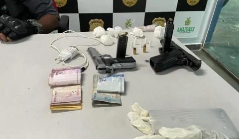 Integrante de facção é baleado no Centro e indivíduo é preso com pistola