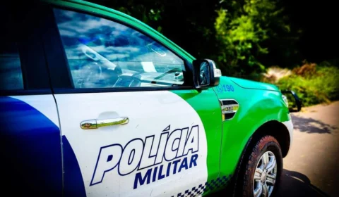 Polícia Militar realiza resgate de cachorro vítima de maus-tratos