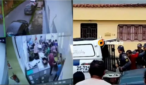 Durante fuga, bandido invade UBS e faz mulher de refém