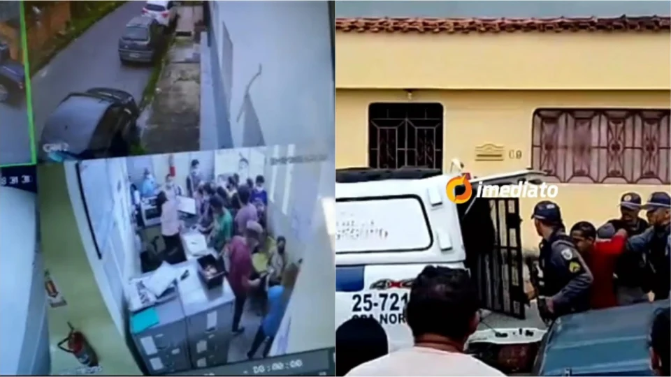 Durante fuga, bandido invade UBS e faz mulher de refém