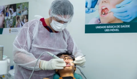 UBS Móvel atende moradores da comunidade Fazendinha, na zona Norte