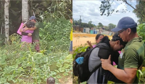 Família encontra jovem desaparecido após buscas na mata do MUSA