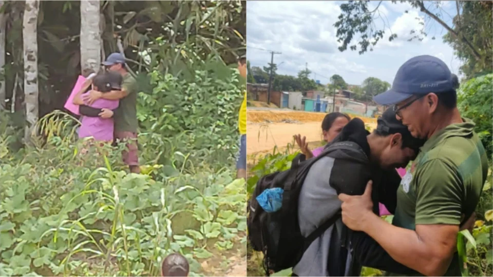 Família encontra jovem desaparecido após buscas na mata do MUSA