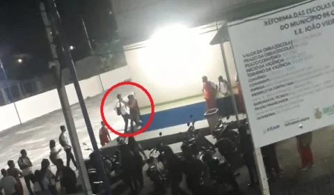 VÍDEO: Aluno é baleado durante briga em escola de Coari