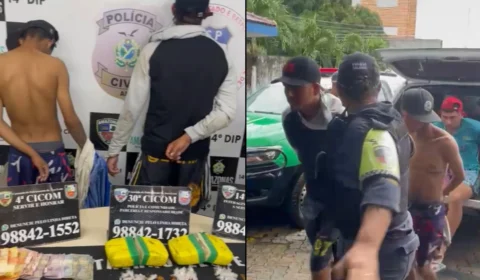 VÍDEOS: Grupo é detido por tráfico de drogas na zona leste