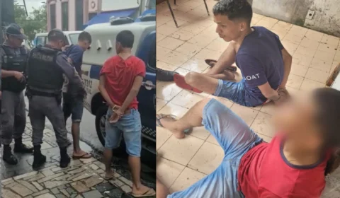 VÍDEO: Suspeitos flagrados com armas dizem ser “soldados do tráfico”