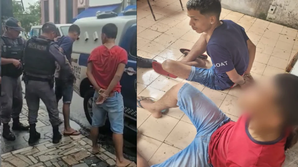 VÍDEO: Suspeitos flagrados com armas dizem ser “soldados do tráfico”