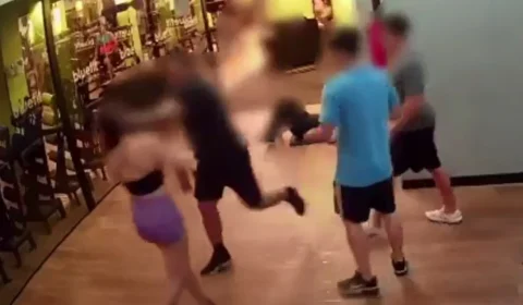 VÍDEO: Jovem é agredida a socos por policial em academia