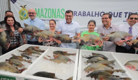 Indígenas do Amazonas recebem doação de peixes
