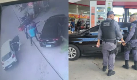 Homem é executado dentro de carro em posto de combustível na Torquato Tapajós