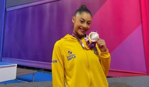Bárbara Domingos conquista bronze histórico na Copa do Mundo de Ginástica Rítmica