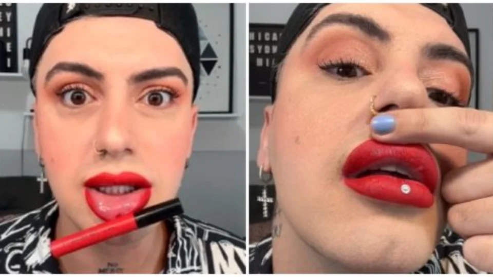 Influenciador viraliza ao testar batom de Virginia Fonseca: ‘Cola’; Veja o vídeo