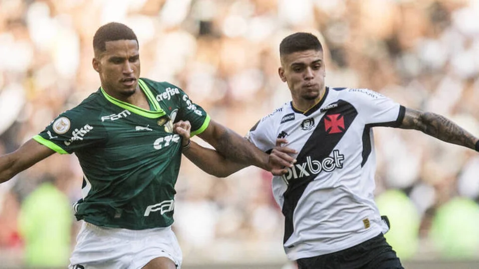 Vasco larga na frente, mas Palmeiras arranca empate no Maracanã