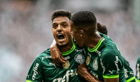 Palmeiras goleia o Água Santa e é bicampeão paulista