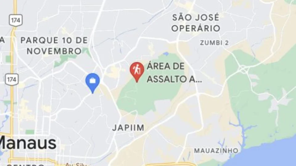 Rota do Perigo: Conheça as áreas de Manaus que são conhecidas até no MAPS pela quantidade de assalto