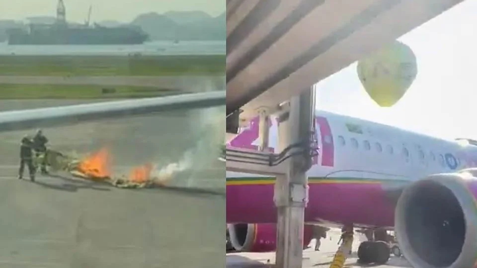 VÍDEO: Balão atinge avião em abastecimento e por pouco não causa tragédia