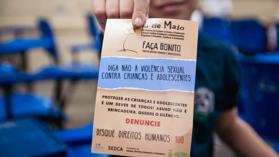 ‘Faça Bonito’: Sejusc trabalha a proteção à crianças e aos adolescentes em todo o Amazonas