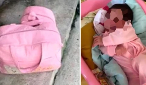 VÍDEO: Bebê recém-nascida é abandonada em calçada no bairro Novo Aleixo