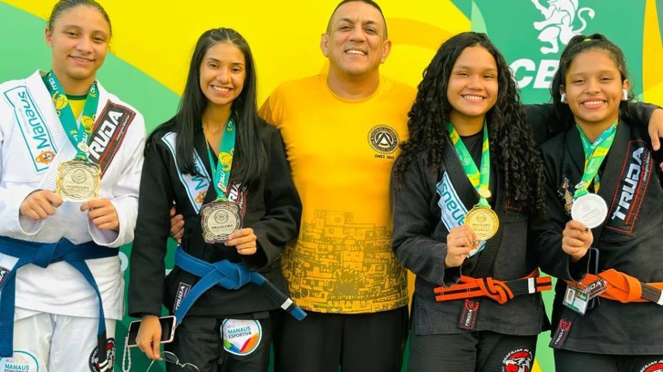 Atletas de Manaus ganham mais 11 medalhas no Brasileiro de Jiu-Jítsu