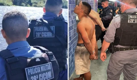 Perseguição de lancha e confronto terminam com  dois criminosos presos no Puraquequara