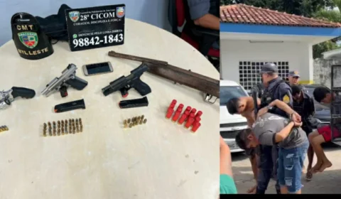 Polícia prende 4 homens durante tentativa de ataque de organização criminosa