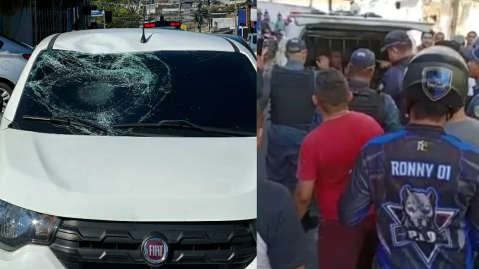 Motorista de APP é assaltado e atropelado; suspeito é preso após cair de telhado