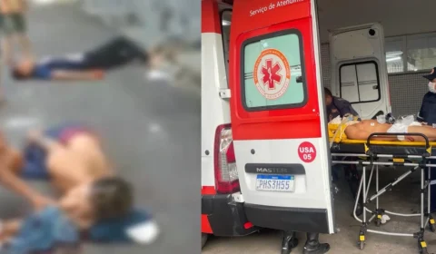 VÍDEO: Jovens são cercados e baleados por criminosos em beco na Chapada