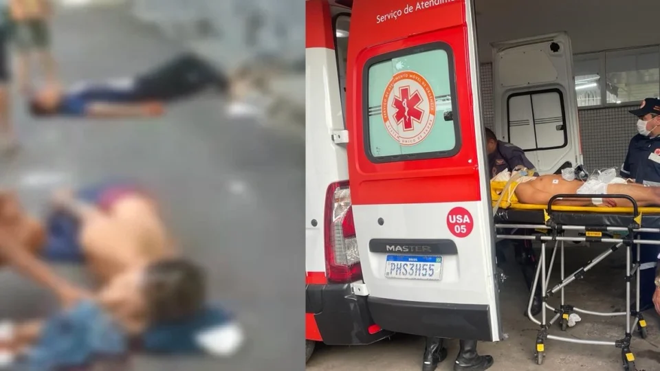 VÍDEO: Jovens são cercados e baleados por criminosos em beco na Chapada