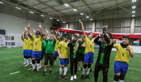 Brasil é bicampeão de Grand Prix Internacional de futebol de cegos