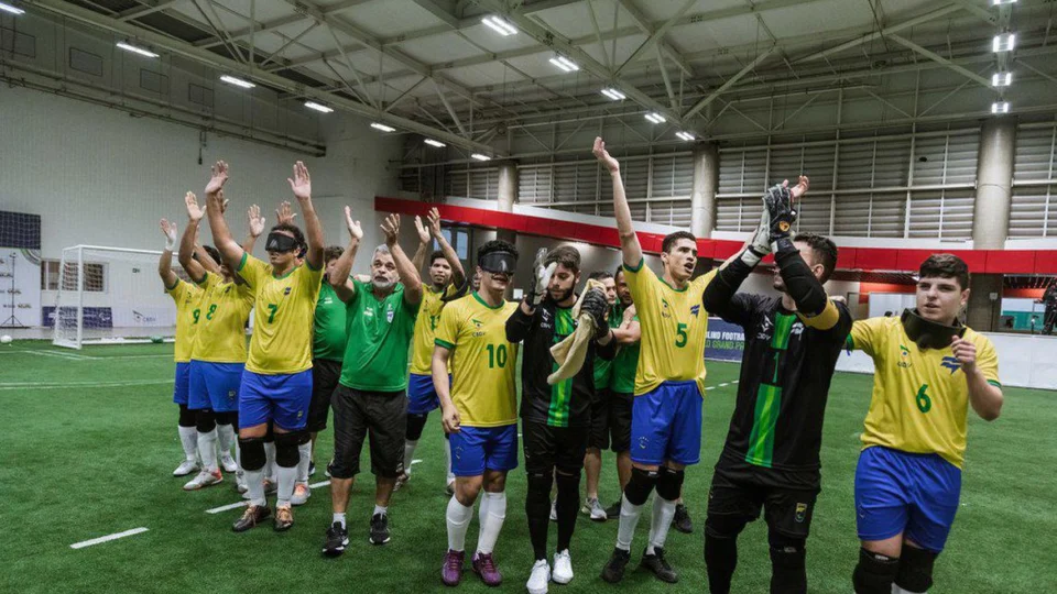 Brasil é bicampeão de Grand Prix Internacional de futebol de cegos