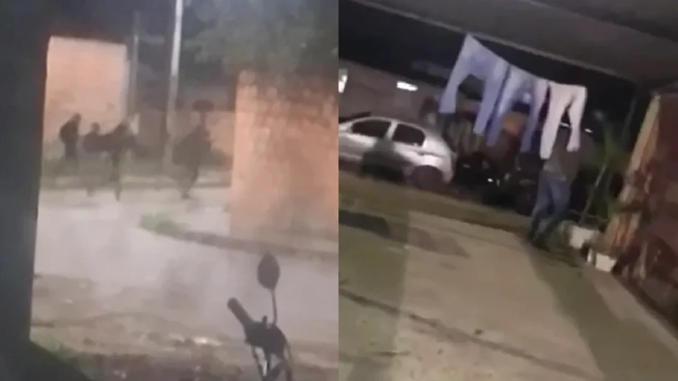 VÍDEOS: Moradores de Rio Preto da Eva ficam no meio do fogo cruzado na guerra entre facções
