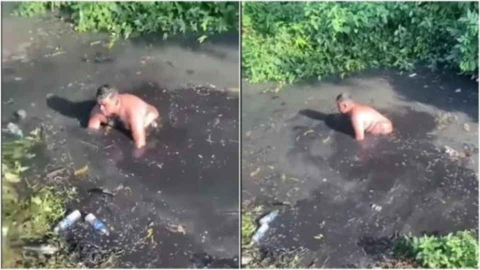 VÍDEO: Amazonense é hospitalizado no RJ após pular em valão de esgoto para recuperar iPhone 12