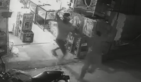 Vídeo mostra momento em que homem tem mão decepada por terçado