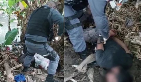 Vídeo mostra momento em que policiais resgatam vítima de “tribunal do crime”