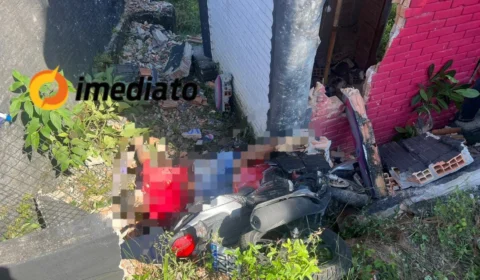 Motociclista morre ao colidir contra estrutura de concreto no bairro Tarumã