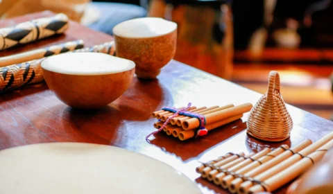 Liceu oferece curso inédito para confecção de bioinstrumentos musicais da natureza amazônica