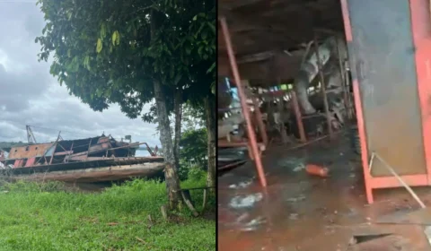 Partes de um homem é retirada após explosão de balsa; Dois homens estão desaparecidos