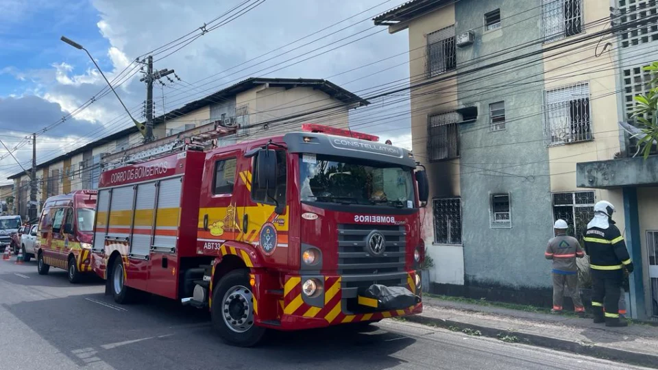 VÍDEO: Incêndio em apartamento assusta moradores do Conjunto Eldorado