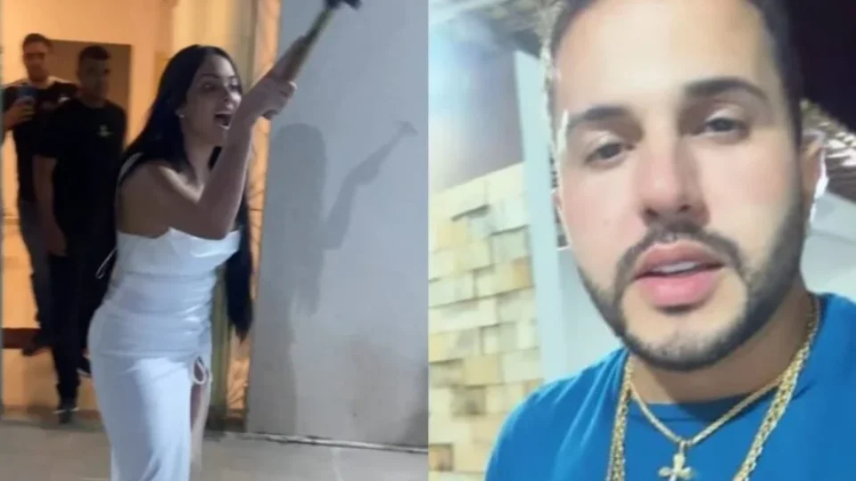 VEJA VÍDEO: Após discussão na web, Emily Garcia invade casa de Babal e exige bens do filho