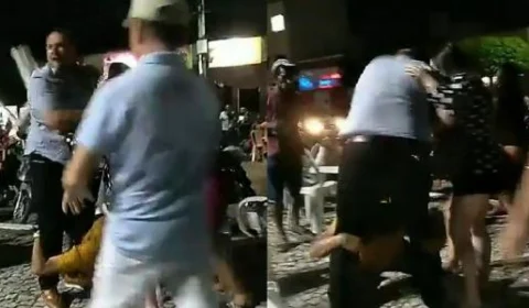 VÍDEO: Vereadores brigam em praça pública por causa de emoji de boi no Ceará
