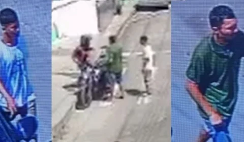 VÍDEO: Assaltantes rendem motociclista no Tancredo Neves